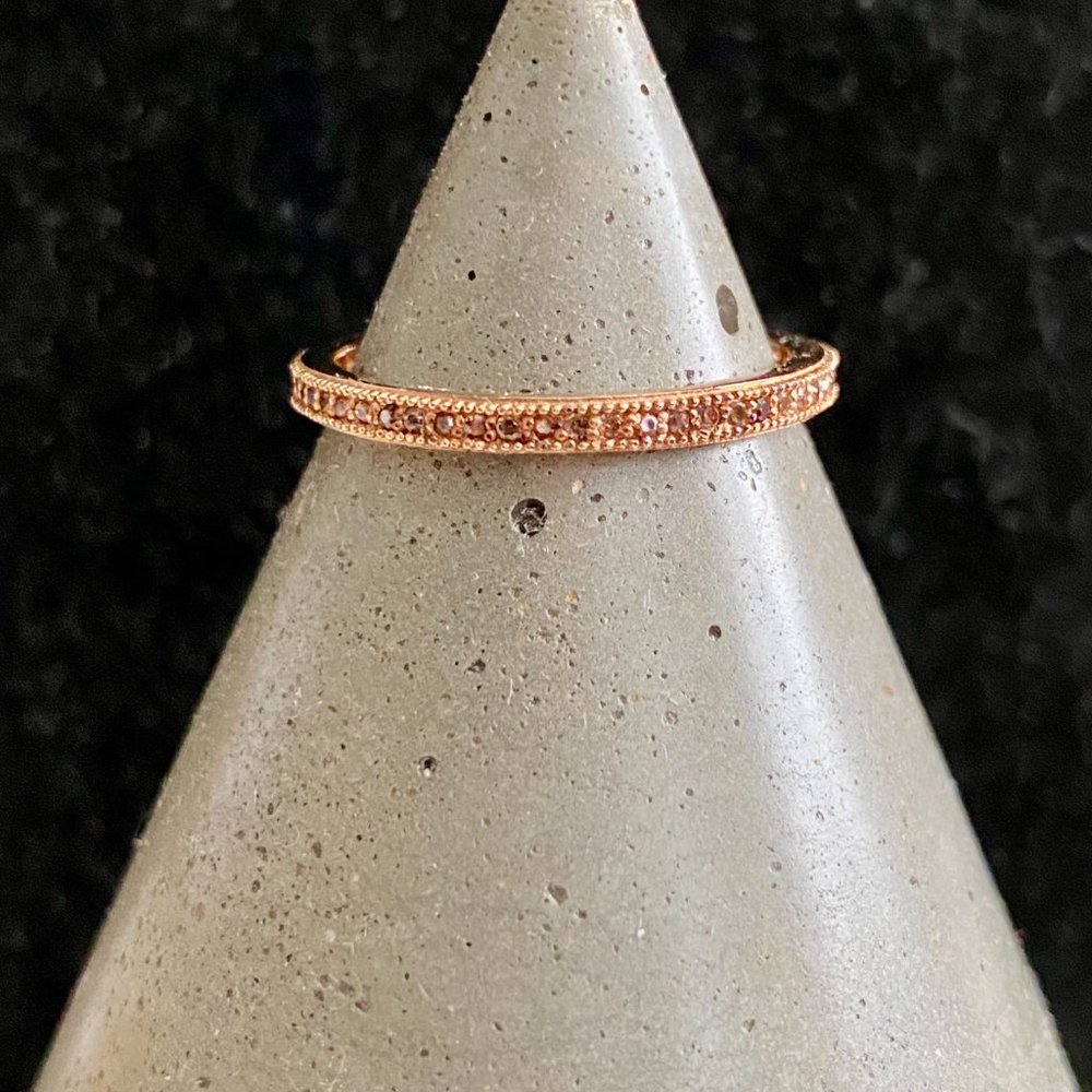 Rose Gold Stackable Ring - Picture 9 of 9